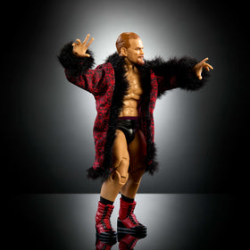 Mattel WWE Elite Ilja Dragunov attire detailing mirrors authentic ring gear
