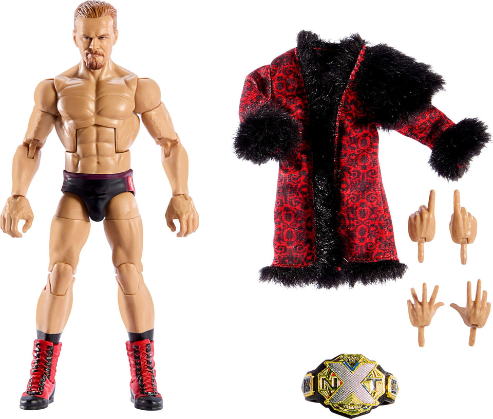 Mattel WWE Elite Ilja Dragunov pose figure for dynamic action-ready display