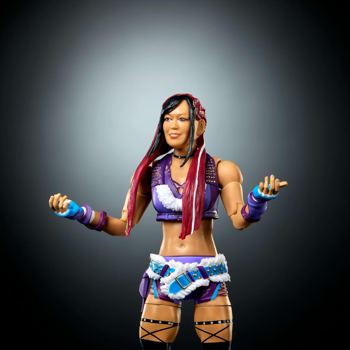 25 articulation points enable action poses on Iyo Sky Mattel figure