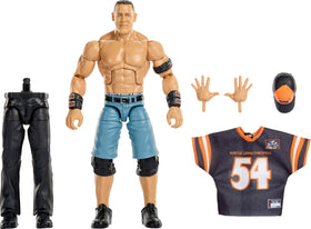 Mattel WWE Elite John Cena figure with premium articulation for authentic posing.