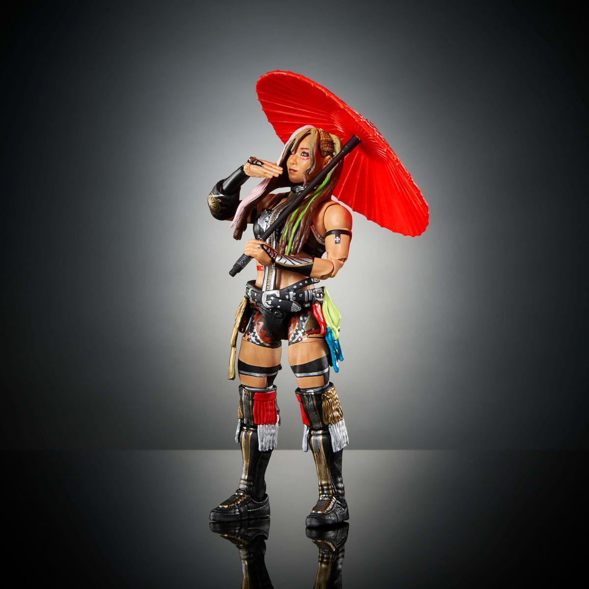 Mattel WWE Elite Kairi Sane iconic accessories for play and display