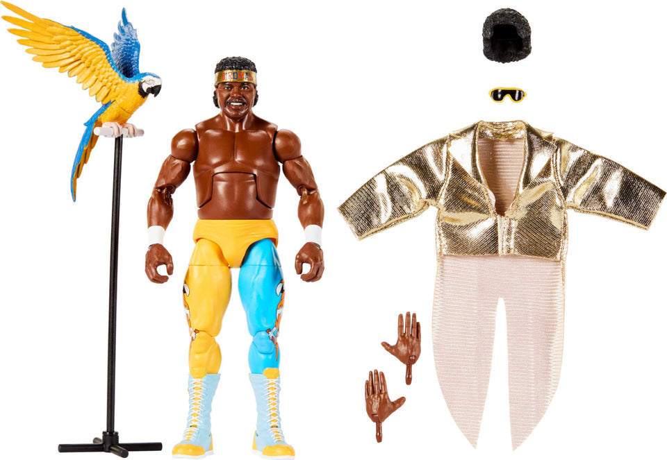 Mattel WWE Elite Koko B. Ware figure front pose with TrueFX detailing for display
