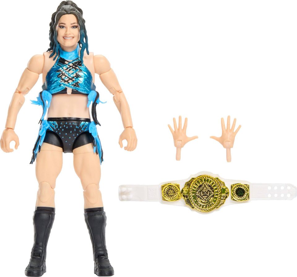 Mattel WWE Elite Lyra Valkria figure posed for dynamic display.