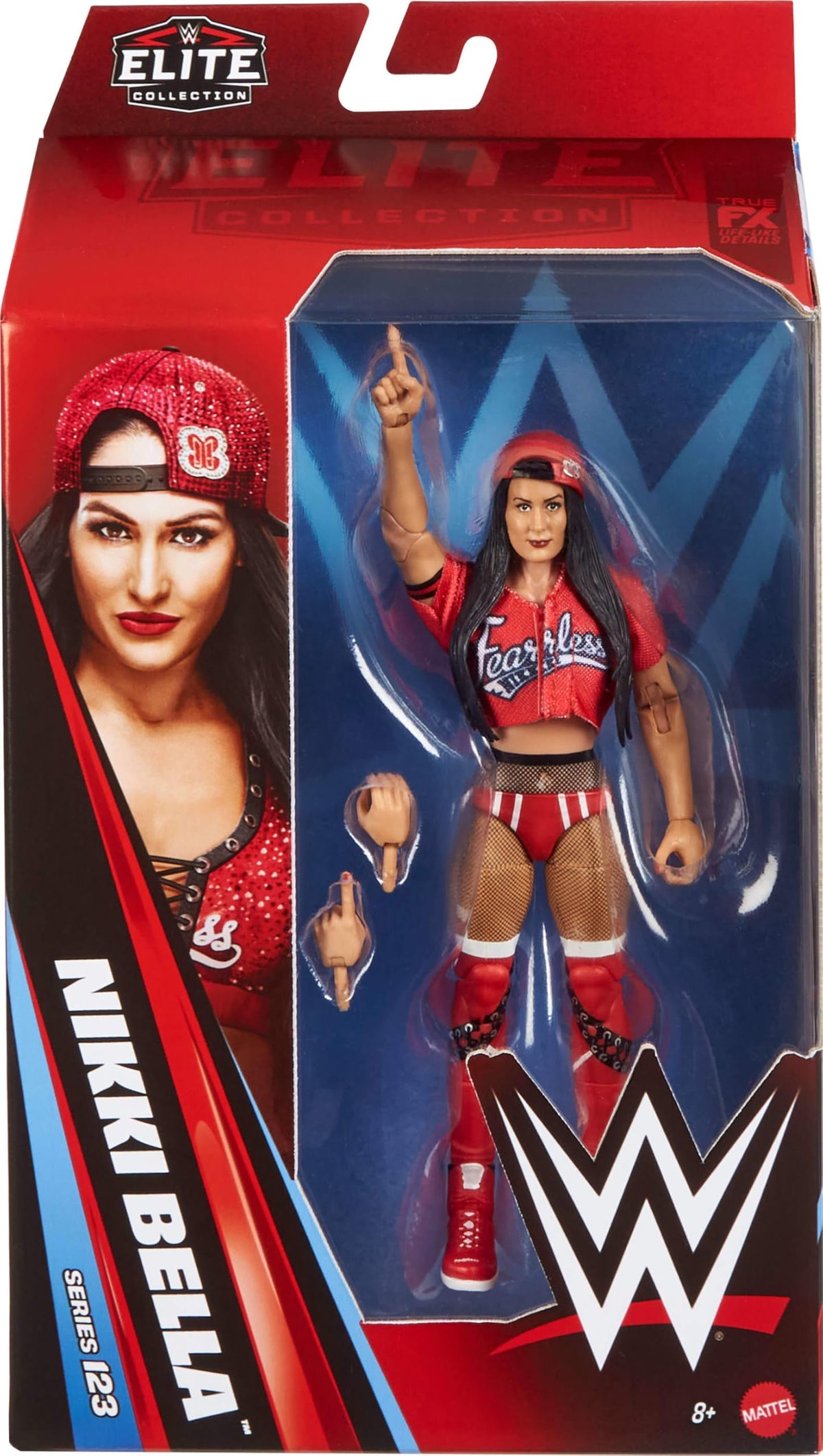Nikki Bella figure articulation for dynamic posing and action