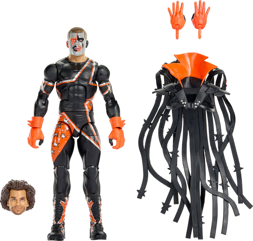 Mattel WWE Elite Stardust set packaging for display and unboxing collectors