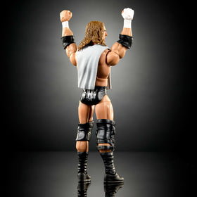 Mattel WWE Elite TrueFX face sculpt with lifelike detail.