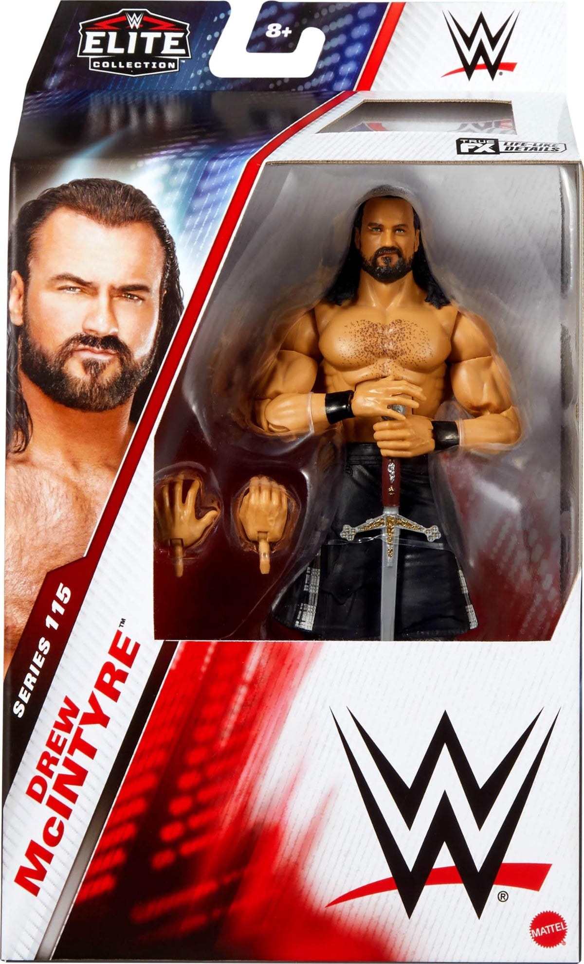 Drew McIntyre figure articulation detail enables dynamic action poses