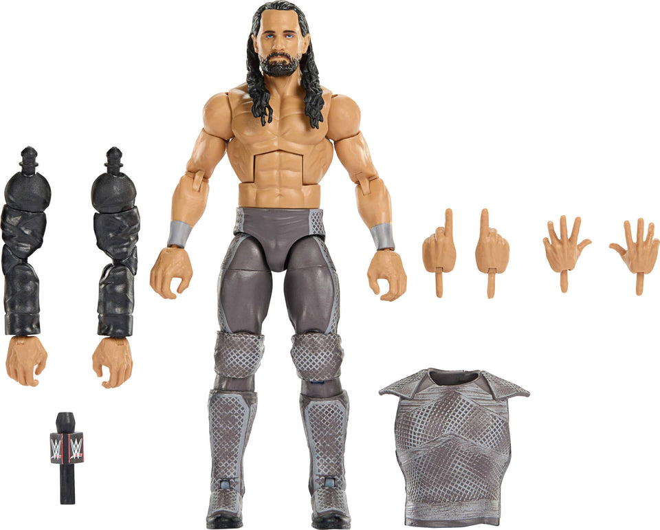 Mattel WWE Elite Seth Rollins premium live event figure for display and dynamic posing