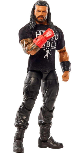 Collectible display setup in an elite WWE lineup.