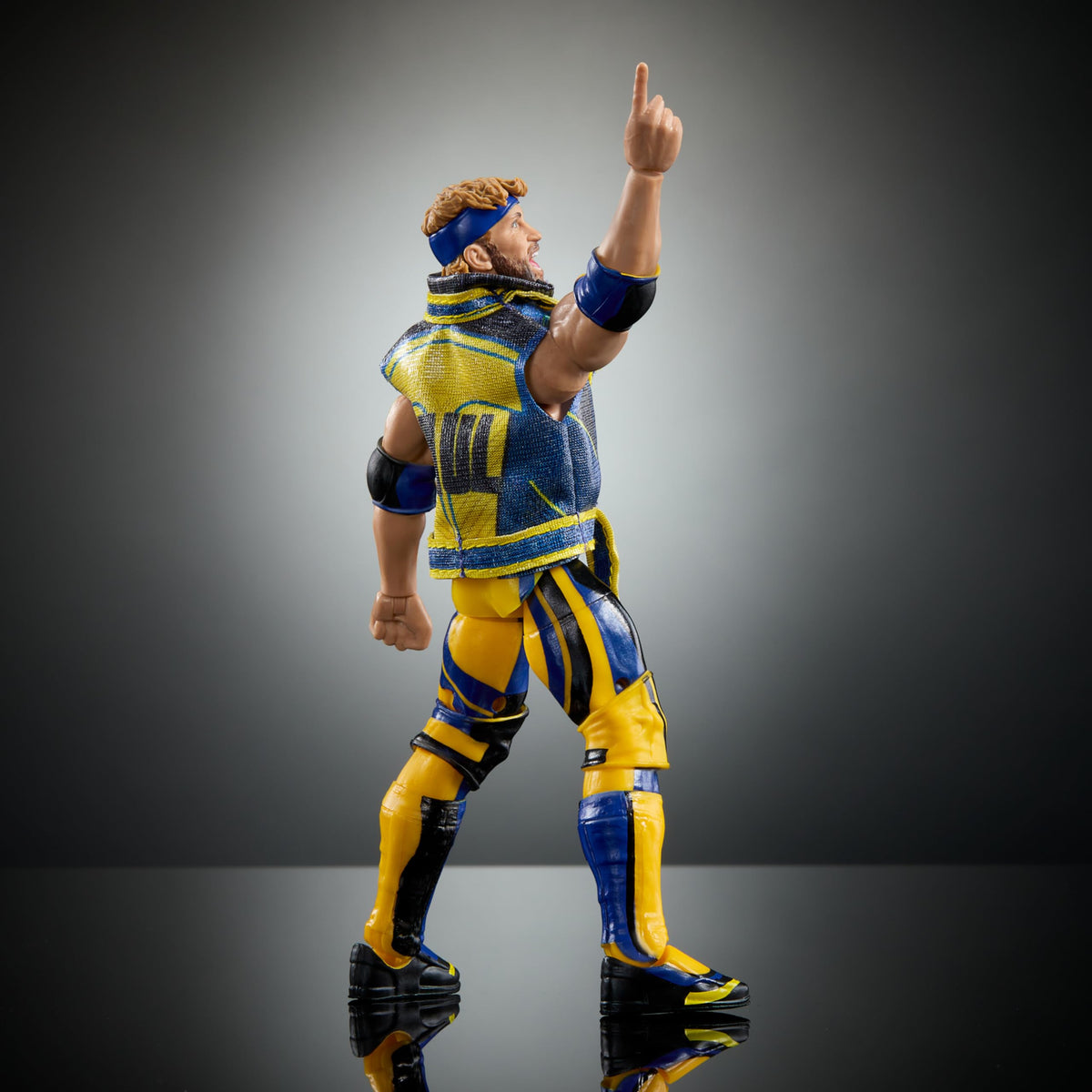 Mattel WWE Logan Paul Elite Top Picks figure TrueFX detail enhances lifelike facial features.