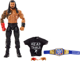 Mattel WWE Elite Roman Reigns 6-inch figure ready for display and collection.