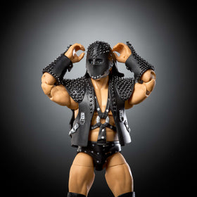 Mattel WWE Elite TrueFX detailing captures lifelike facial features for authentic display.