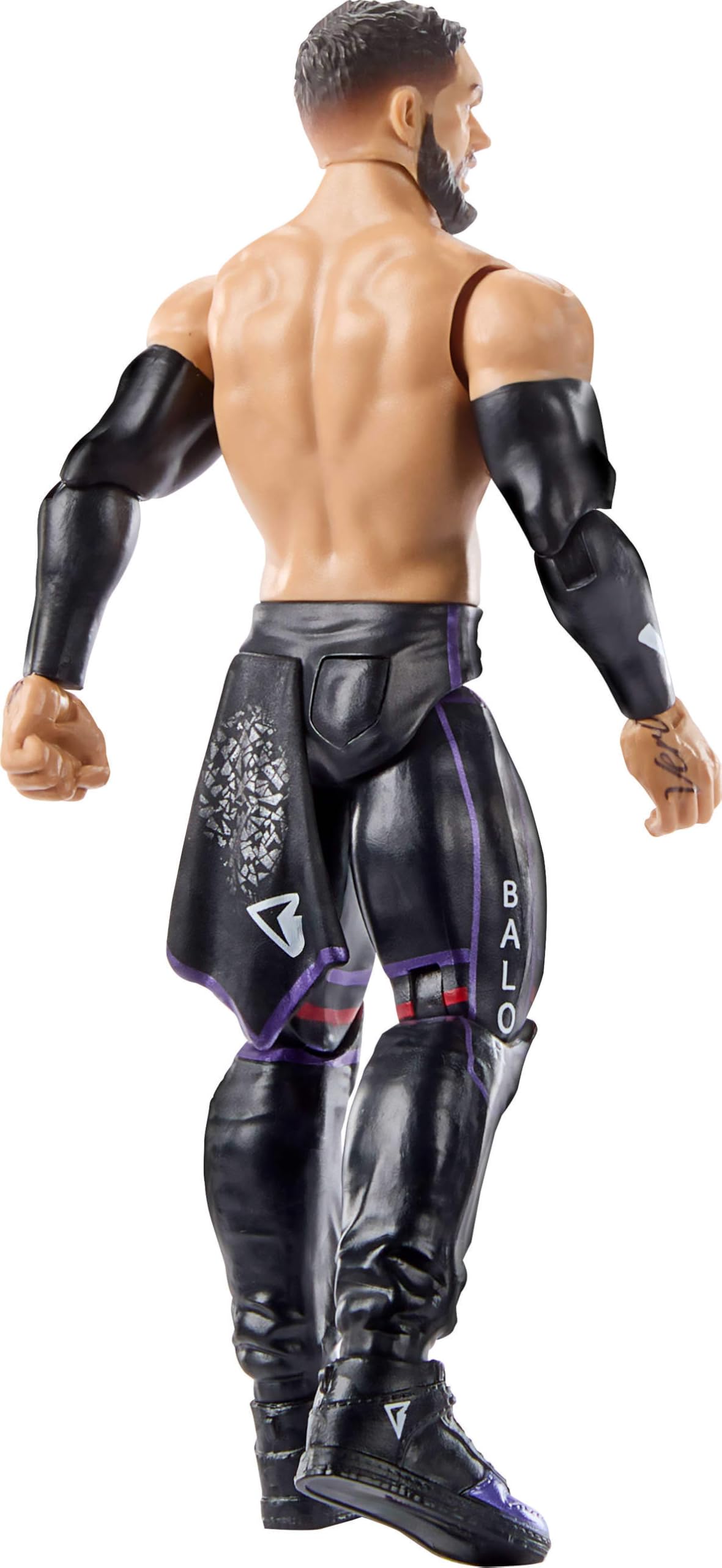 Mattel WWE Finn Balor figure packaging shows Main Event branding.