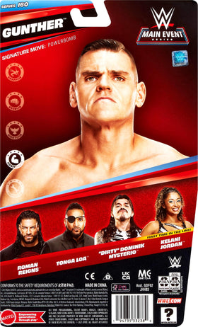 Mattel WWE Gunther action figure ideal for kids and collectors.