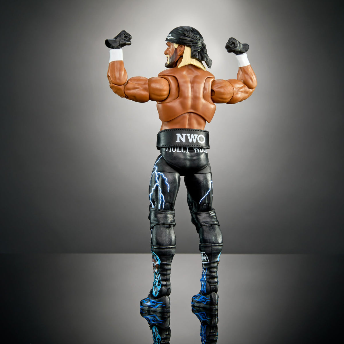 Mattel WWE Hollywood Hulk Hogan Ultimate Edition accessory set for collecting with multiple figures sold separately.