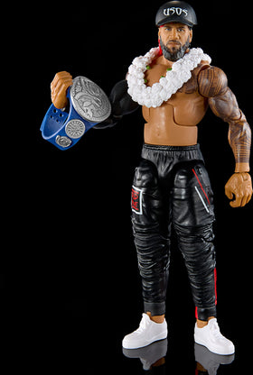 Mattel WWE Jimmy Uso Top Picks Elite figure with 25 points of articulation for versatile poses