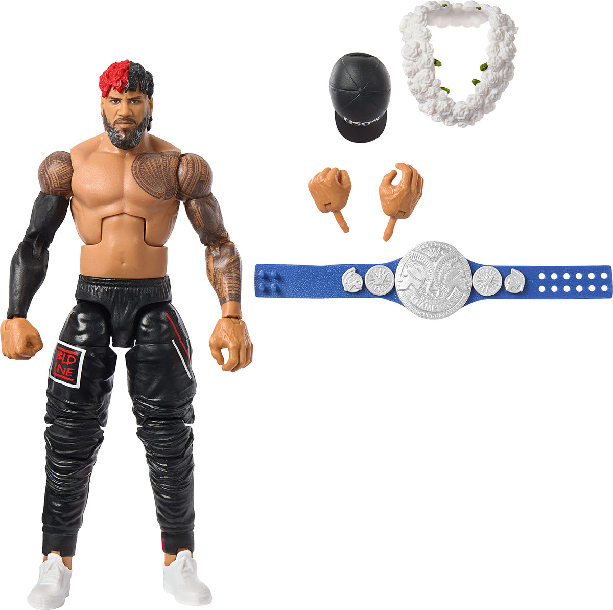 Mattel WWE Jimmy Uso Top Picks Elite figure with articulation enables dynamic posing for action scenes