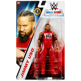Mattel WWE Jimmy USO figure TrueFX face detail enhances lifelike expressions for posing