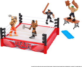Mattel WWE Knuckle Crunchers ringside accessories broaden battle options.