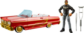 Mattel WWE Lucha Low Rider vehicle ready to roll into the ring for playtime.