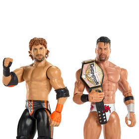 Mattel WWE Main Event Showdown Logan Paul figure back pose details for dynamic play