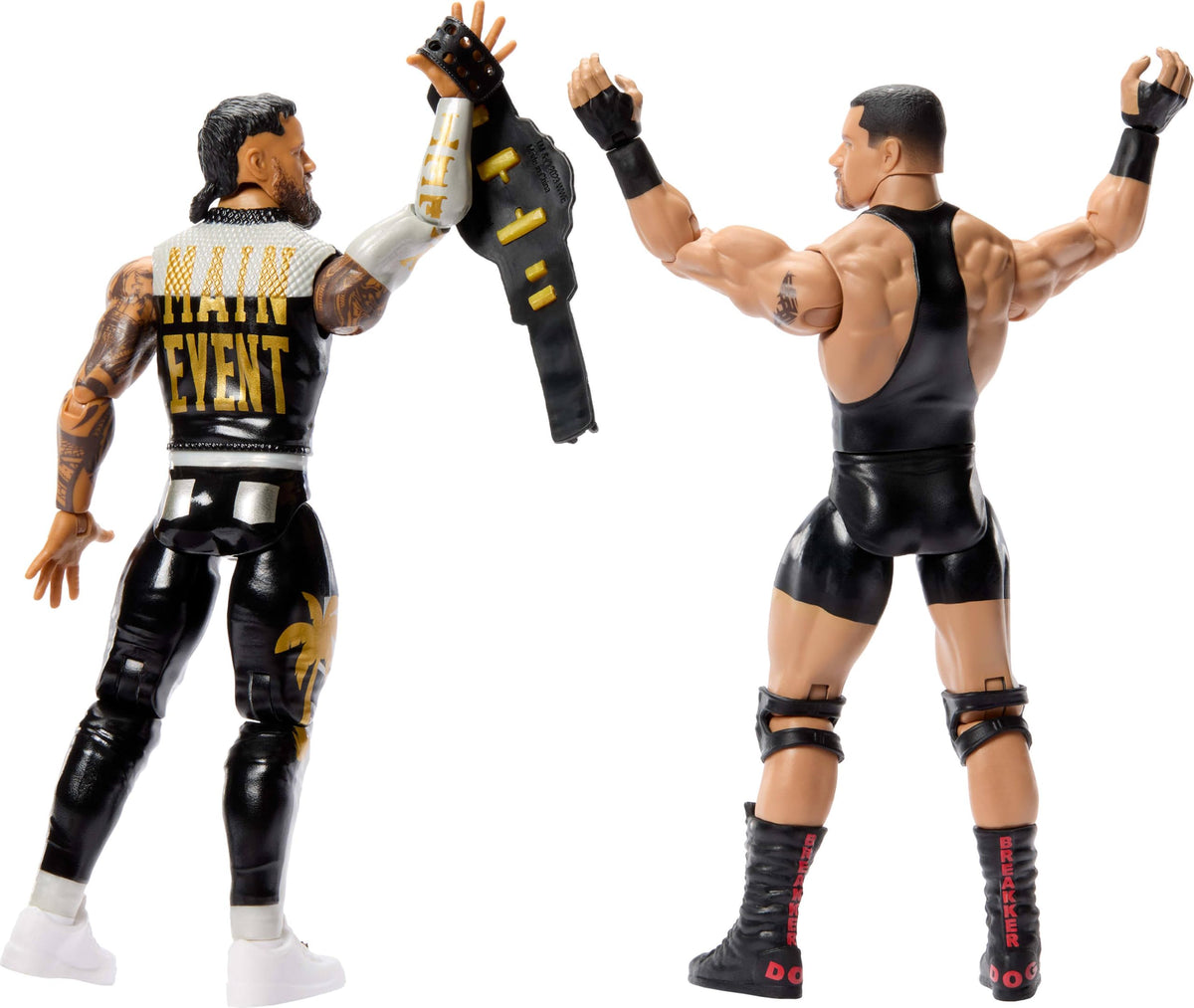 Mattel WWE Main Event Showdown TrueFX detailed gear brings lifelike presence to the figures