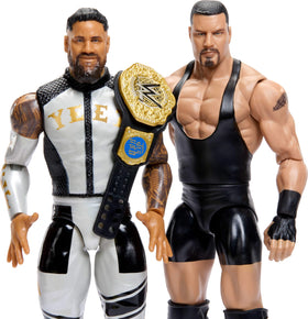 Mattel WWE Main Event Showdown two figures with accessory offer ready to display action scenes