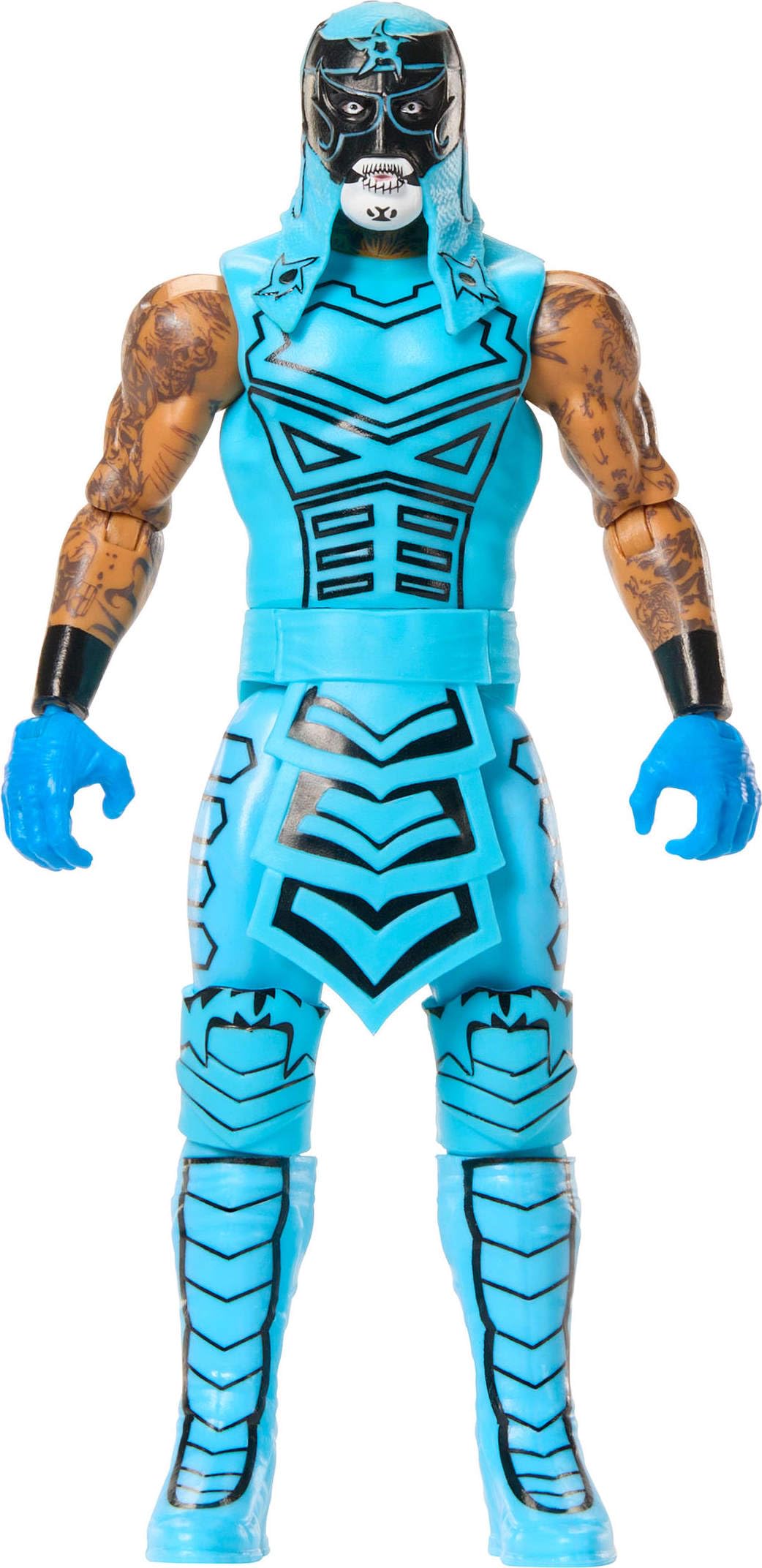 Mattel WWE Penta action figure front view for collectors display.
