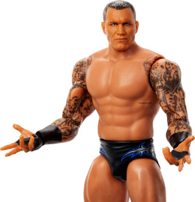 Mattel WWE Randy Orton figure close-up face detail emphasizes TrueFX realism