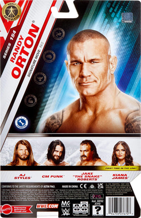 Mattel Randy Orton figure display-ready for shelf or desk setups