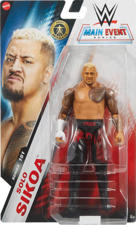 Mattel WWE Solo Sikoa figure articulation pose options for dynamic action