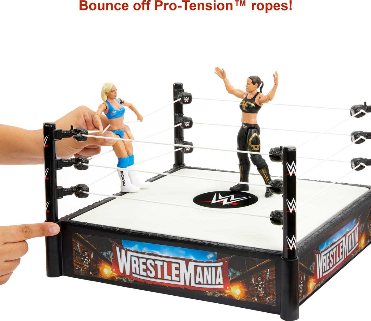 Mattel WWE Superstar Ring ready for kid and collector play sessions.