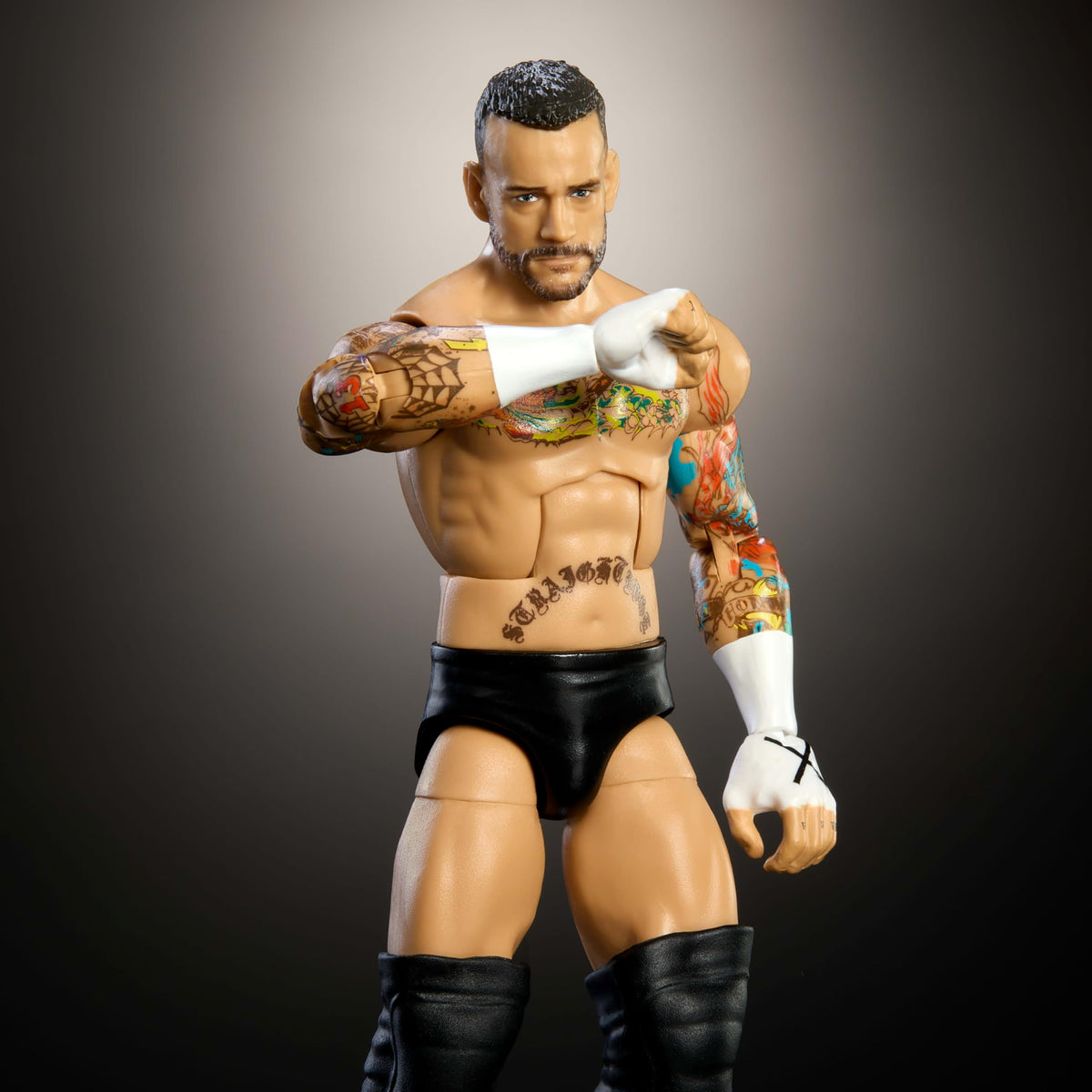 Mattel WWE Top Picks CM Punk 25 articulation points for flexible poses