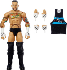 Mattel WWE Top Picks CM Punk 6-inch figure front view for display and play