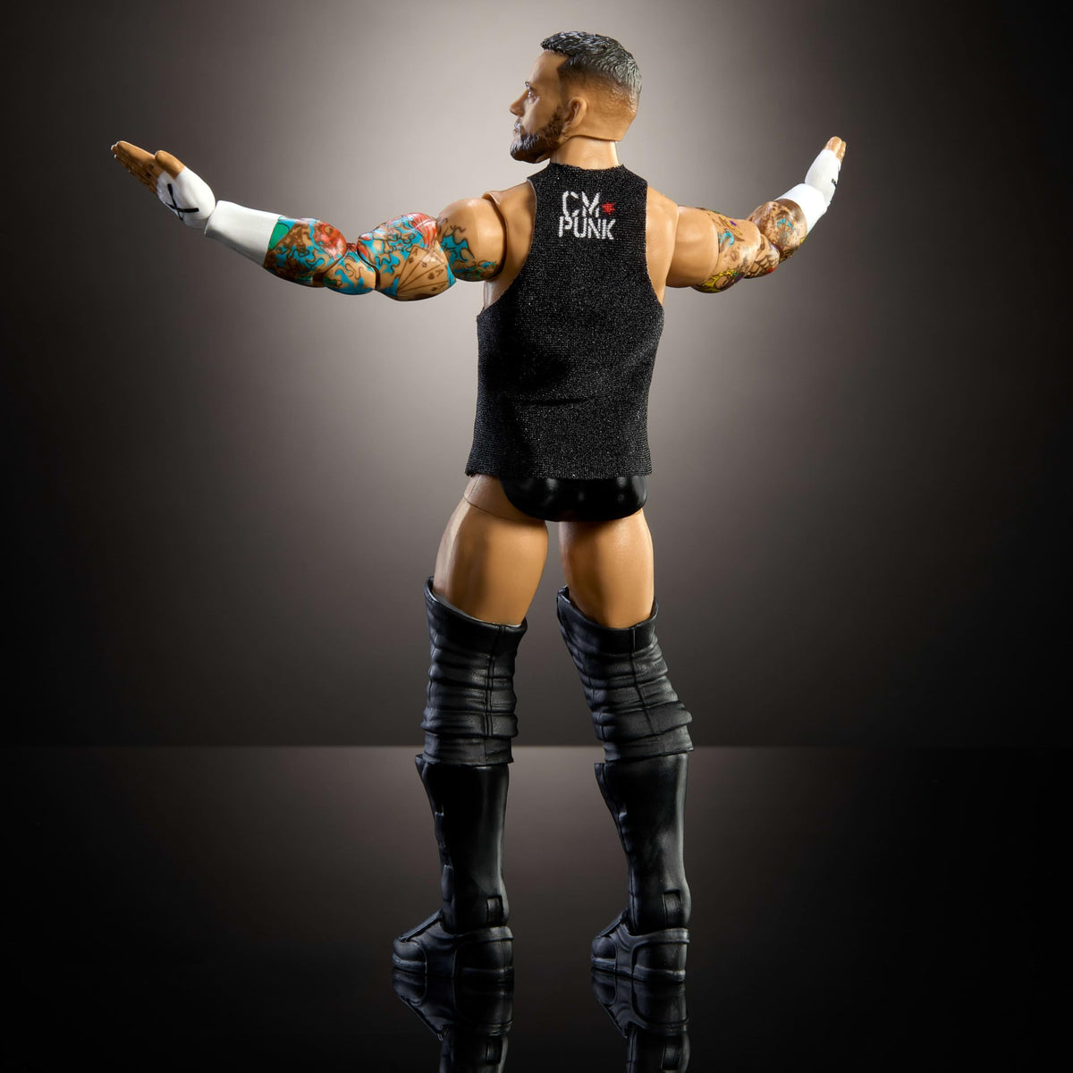 Mattel WWE Top Picks CM Punk packaging display for collectors
