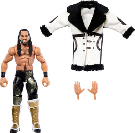 Mattel WWE Top Picks Seth Rollins figure with poseable articulation for dynamic display.