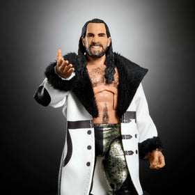 Mattel WWE Top Picks figure featuring 25 articulation points for versatile posing.