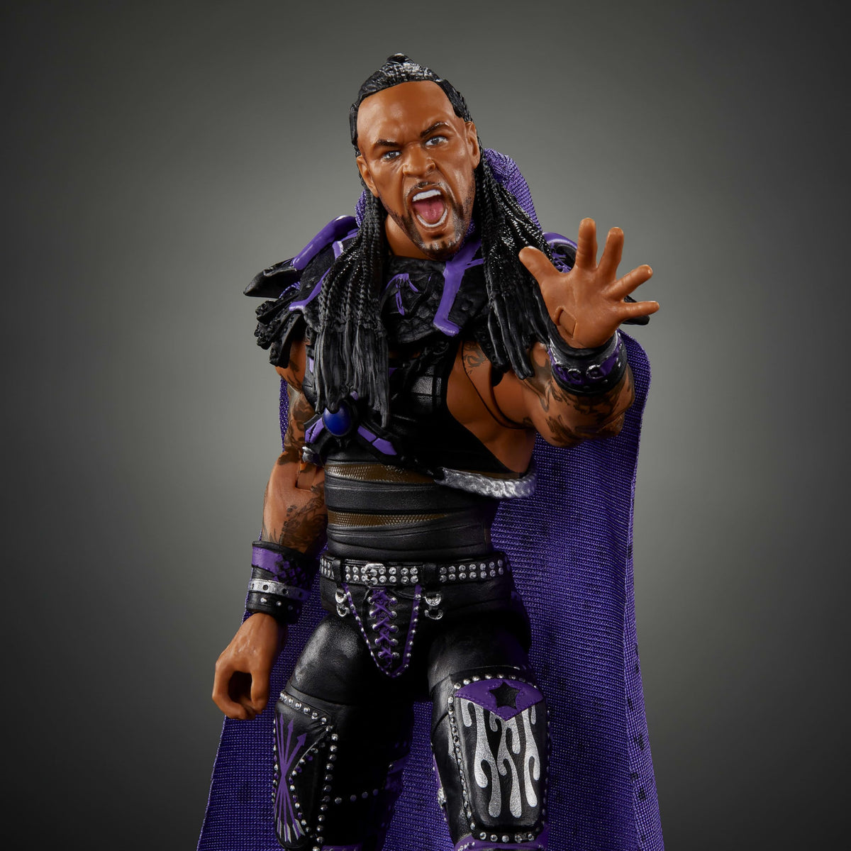 Mattel WWE Ultimate Edition Damian Priest accessories set enhances display realism.