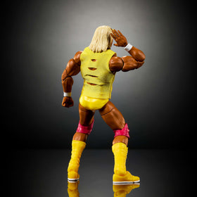 Mattel WWE Hulk Hogan Ultimate Edition figure with accessories for versatile poses.