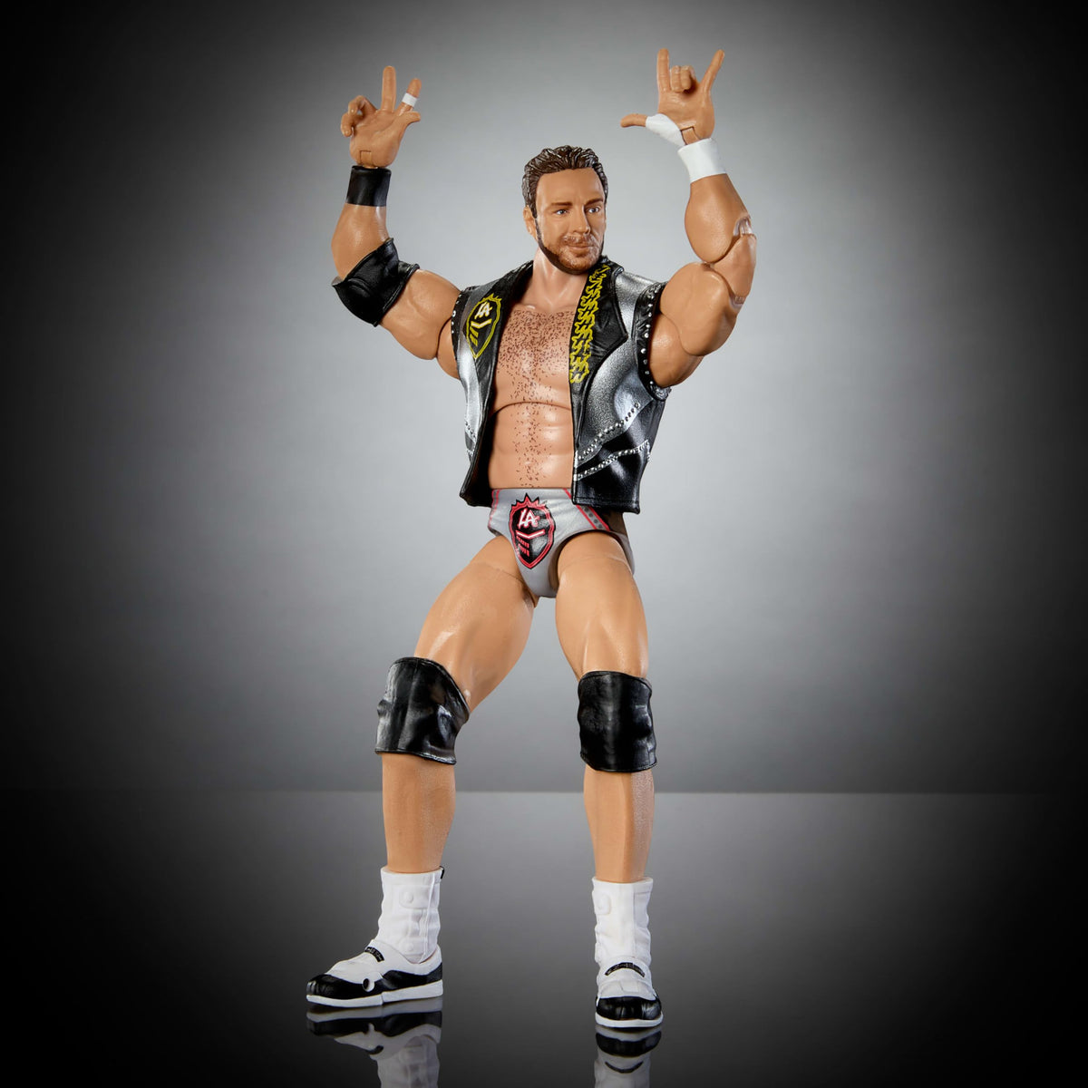 Mattel WWE Ultimate Edition LA Knight ring gear lets recreate signature entrances.