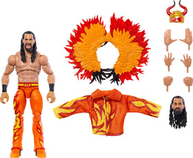 Mattel WWE Seth Rollins Ultimate Edition front view ideal for collectors' display.