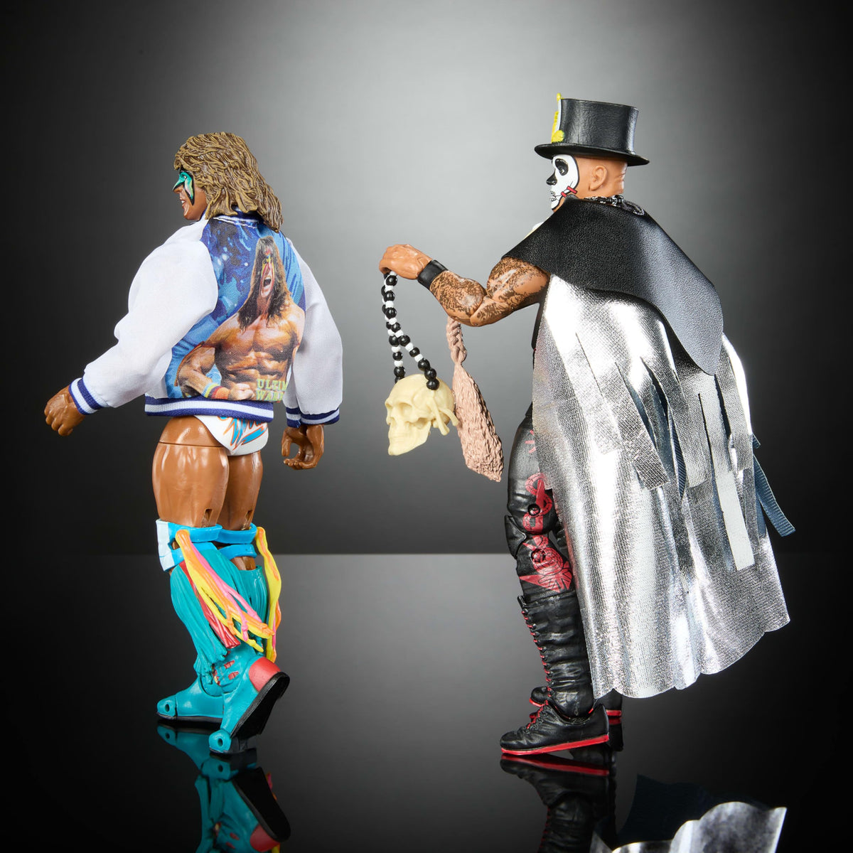 Mattel WWE Ultimate Edition two-pack display-ready with rivalry figures.