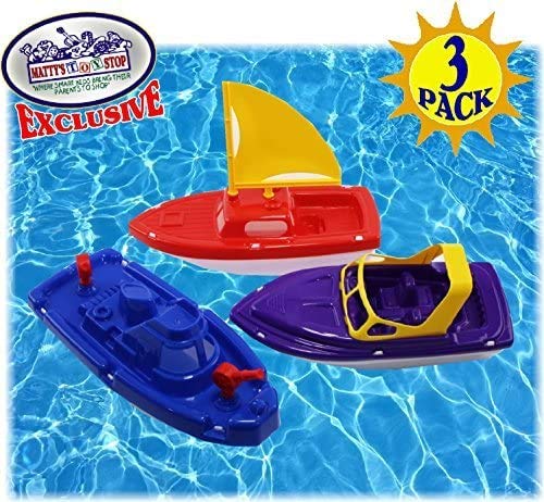 Matty's Toy Stop boat dimensions 11 inches long for easy grip