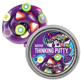 Matty's Toy Stop Crazy Aaron’s acai bowl tin with vibrant color and stretchability