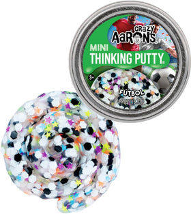 Crazy Aaron's Mini Putty Tin Bundle by Matty's Toy Stop featuring Futbol Acai Bowl and Owl sets