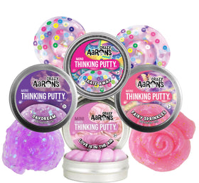 Matty's Toy Stop Crazy Aaron's Putty Daydream mini tin closeup for sensory play