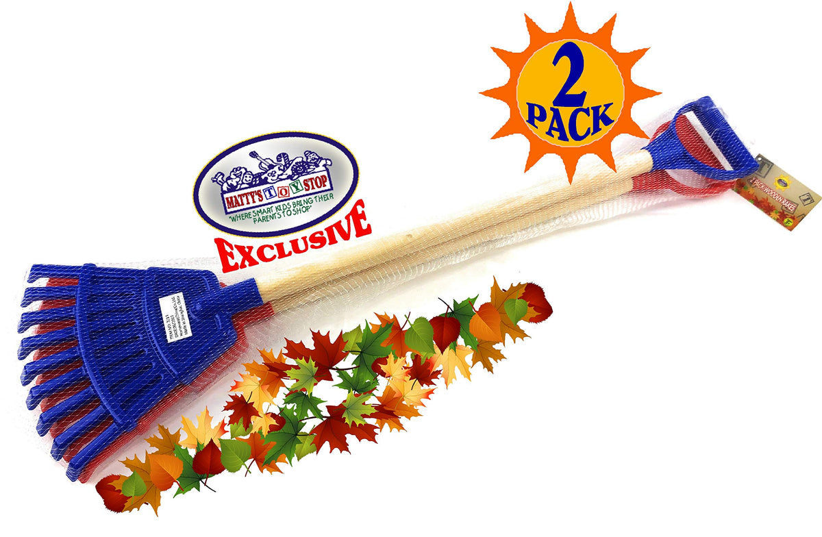 Matty's Toy Stop durable wooden handle closeup, built to withstand outdoor play.