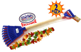 Matty's Toy Stop durable wooden handle closeup, built to withstand outdoor play.