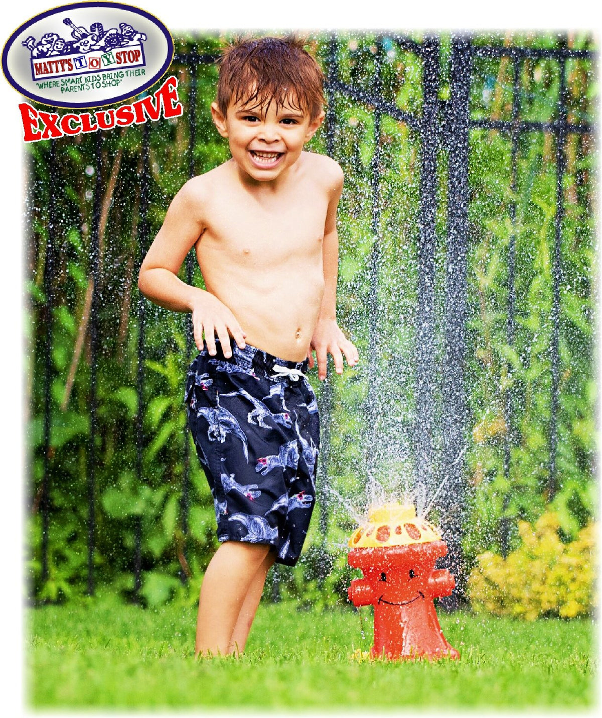 Henry Hydrant fill up action before outdoor splash