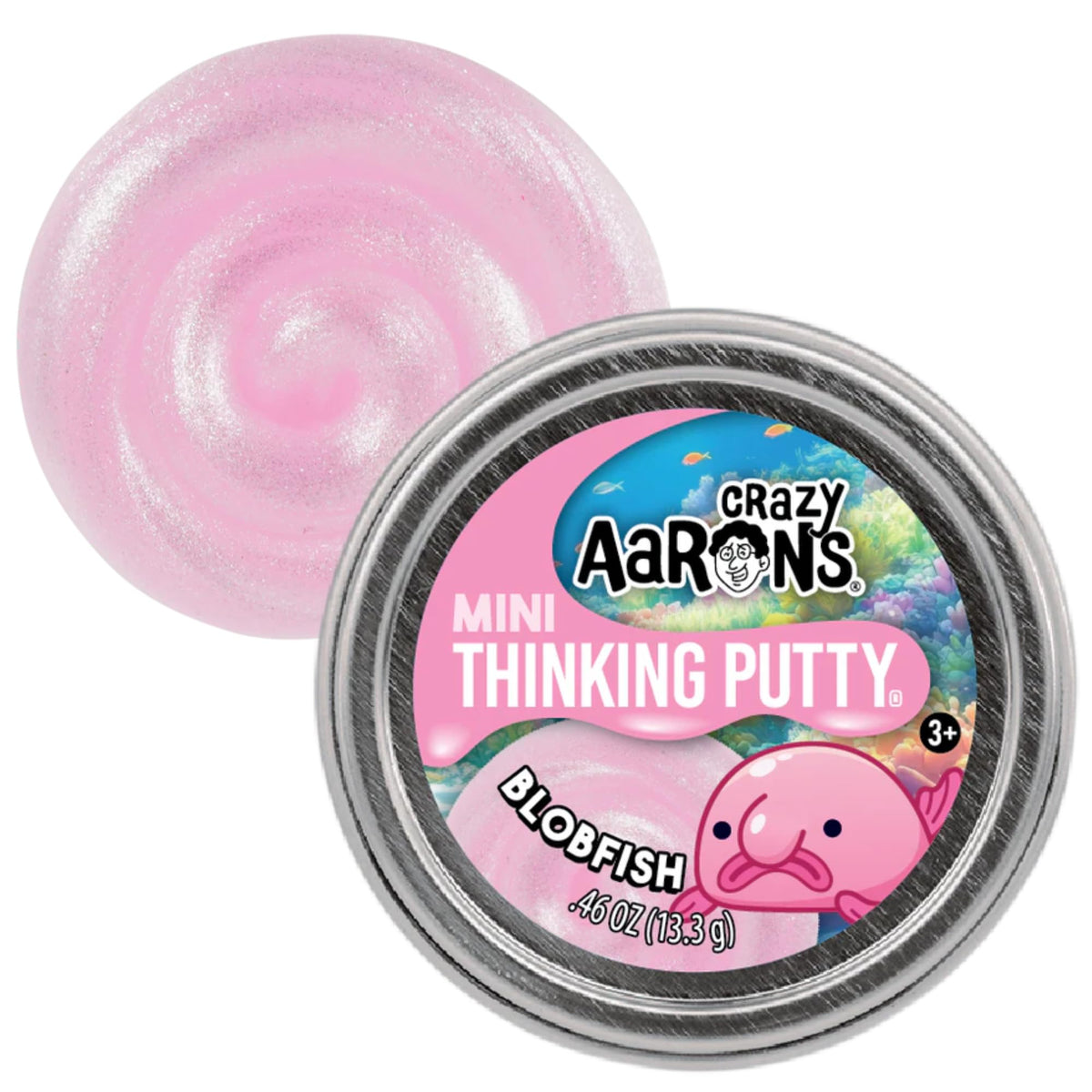 Matty's Toy Stop Country Pop mini putty tin with sparkling purple and mix-ins for creative sculpting